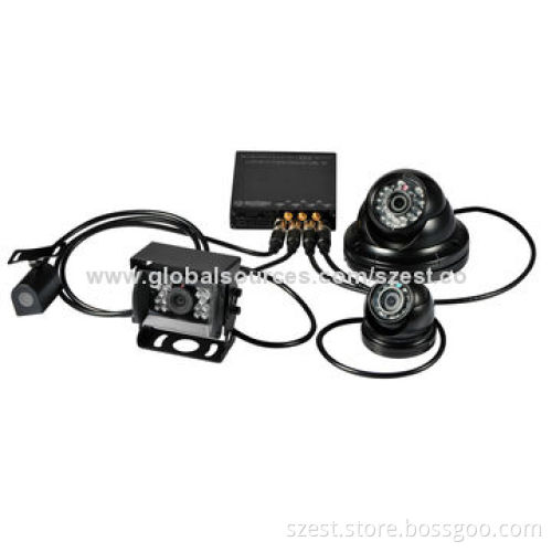4CH 3G Wi-Fi G-Sensor, GPS, HD 1,080P Mobile DVR